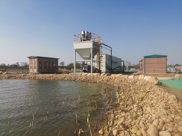 海安上湖创新区湖面整治项目-生态补水/水质提升项目竣工验收